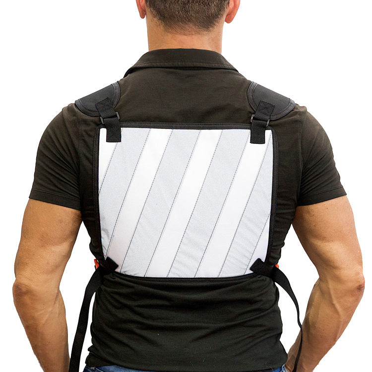 Fitness Running Vest Bag – Adjustable Sports Chest Pack
