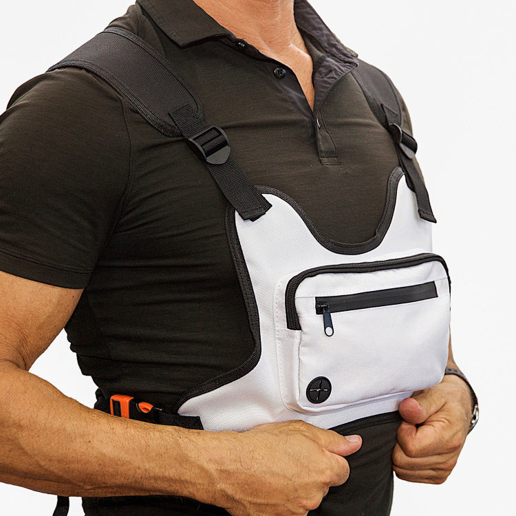 Fitness Running Vest Bag – Adjustable Sports Chest Pack