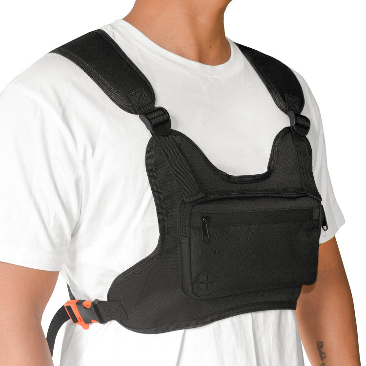 Fitness Running Vest Bag – Adjustable Sports Chest Pack