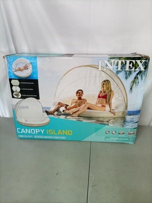Intex Canopy Island large inflatable pool lounger