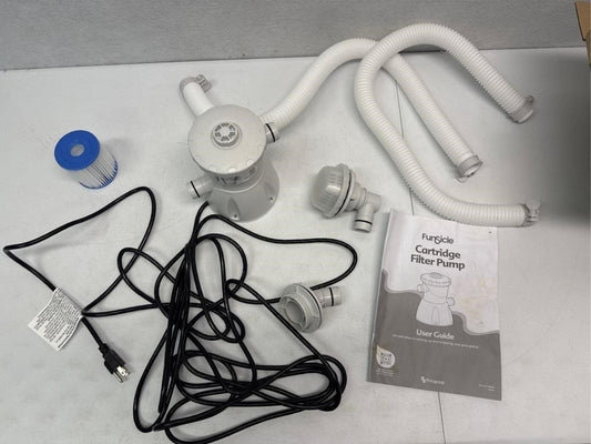 Electric Pool Filter Pump, 330 Gal System