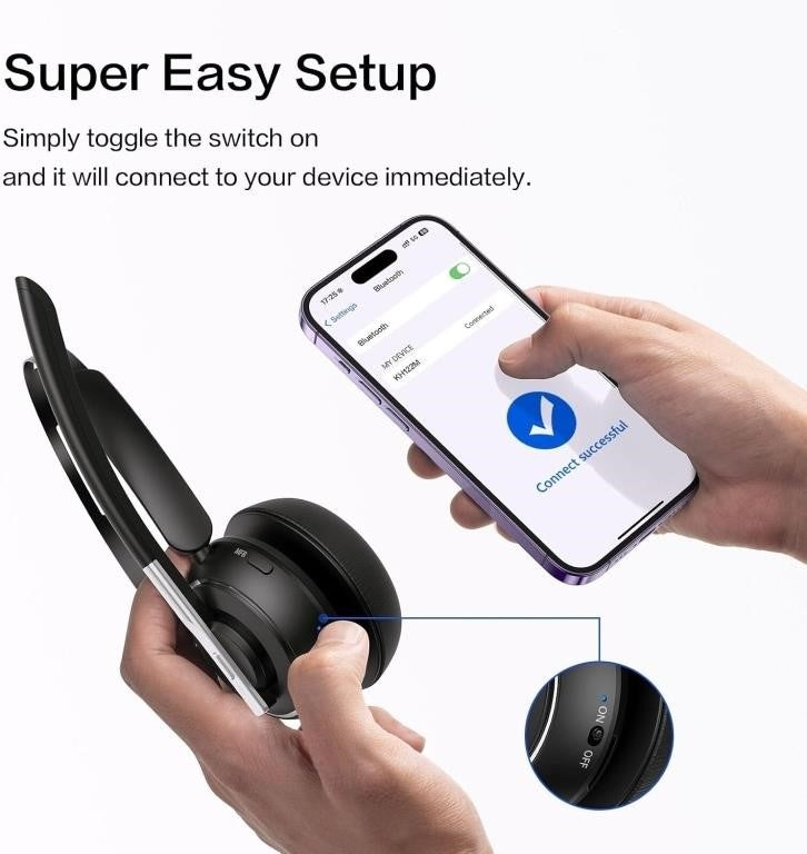 PrancyBt KH122M Wireless Mono Headset