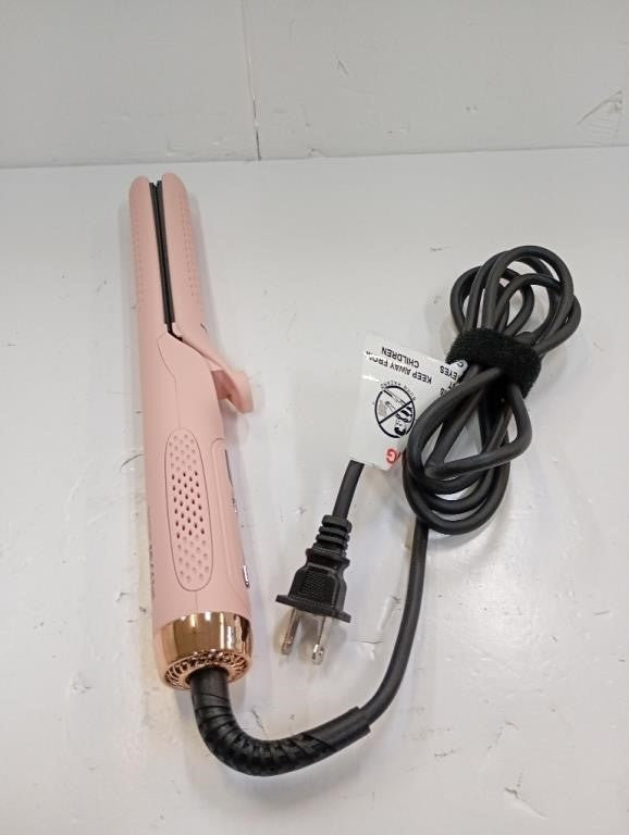 MESCOMB 360° Airflow Titanium Hair Straightener & Curler – Pink