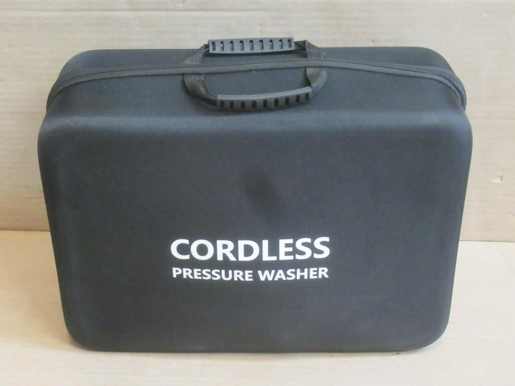 20V Cordless Pressure Washer – 2 Batteries + Accessories & Carrying Case