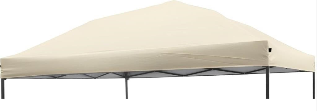 10x10 ft Beige Pop-Up Canopy Replacement Top – NEW