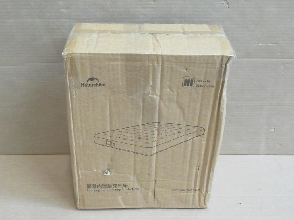 California King Air Mattress with Built-In Electric Pump – Carry Bag Included