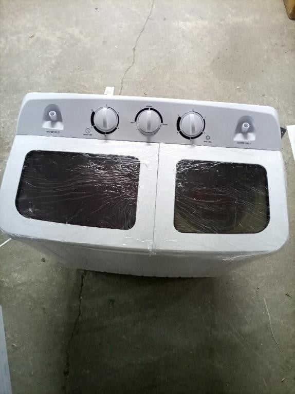 Giantex 20 LB Portable Twin-Tub Washing Machine – Washer & Spin Dryer