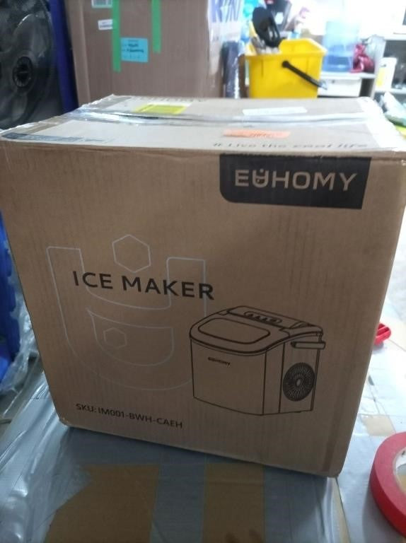 portable countertop ice maker with carrying handle