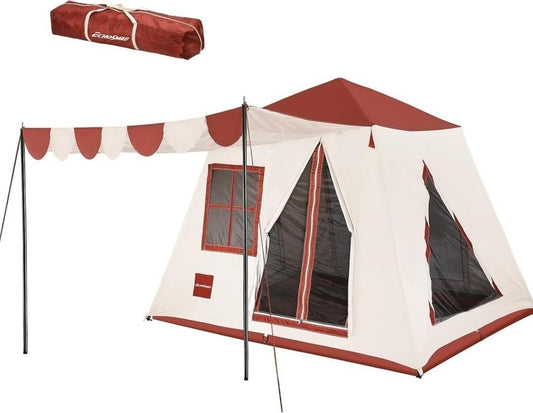 EchoSmile 4–6 Person Camping Tent with Vestibule