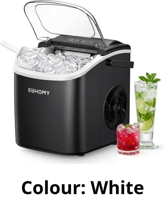 portable countertop ice maker with carrying handle