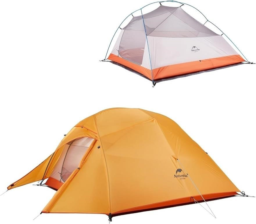 Naturehike Upgraded Cloud Up 3-Person Lightweight Backpacking Tent